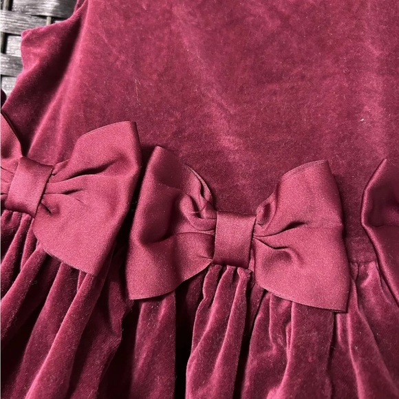 Janie & Jack velvet Christmas dress. Size 4t. Perfect condition - Picture 3 of 4